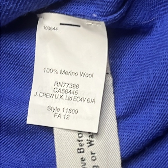 Gorgeous J.Crew 100% Merino Wool 3/4 length sleeve striped crew neck sweater - Picture 7 of 8